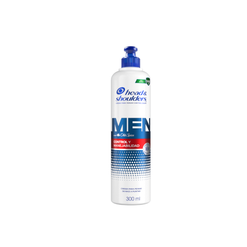 Crema para peinar Head & Shoulders Men Control y Manejabilidad con Old Spice 300ml