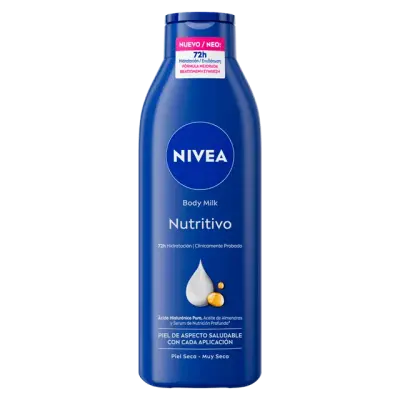 Crema corporal milk nutritiva Nivea 400ml