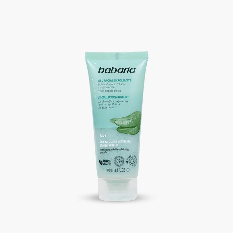 Gel Facial Exfoliante Babaria con Aloe Vera
