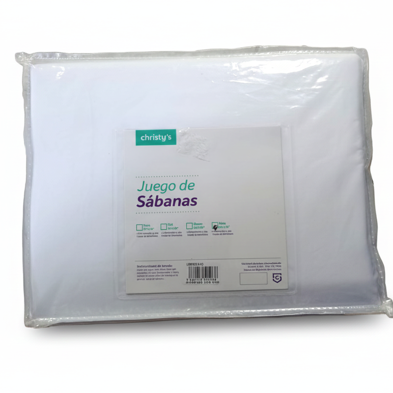 juego de sabana christy king color blanco