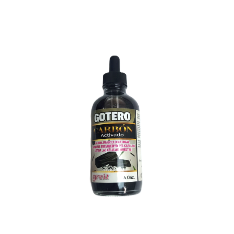 Gotero carbon activado greit