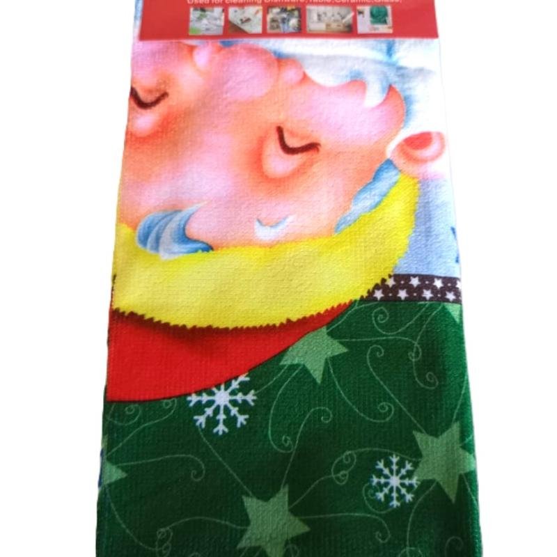 Toalla de cocina con estilo navideño