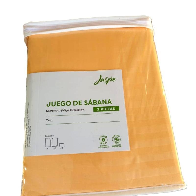 juego de sabana 3 piezas jaspe en microfibra twin